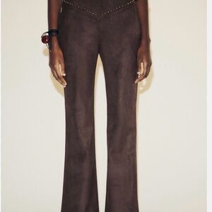 Zara Brown Flare Pants